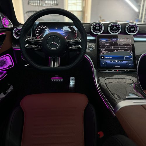 Mercedes C Class (W206) Burmester Işıklı Hoparlör Kapak Seti