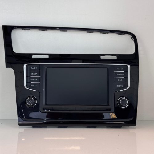 VW Golf 7 Orjinal Multimedya Ekranı ve Çerçeve-3G0919605